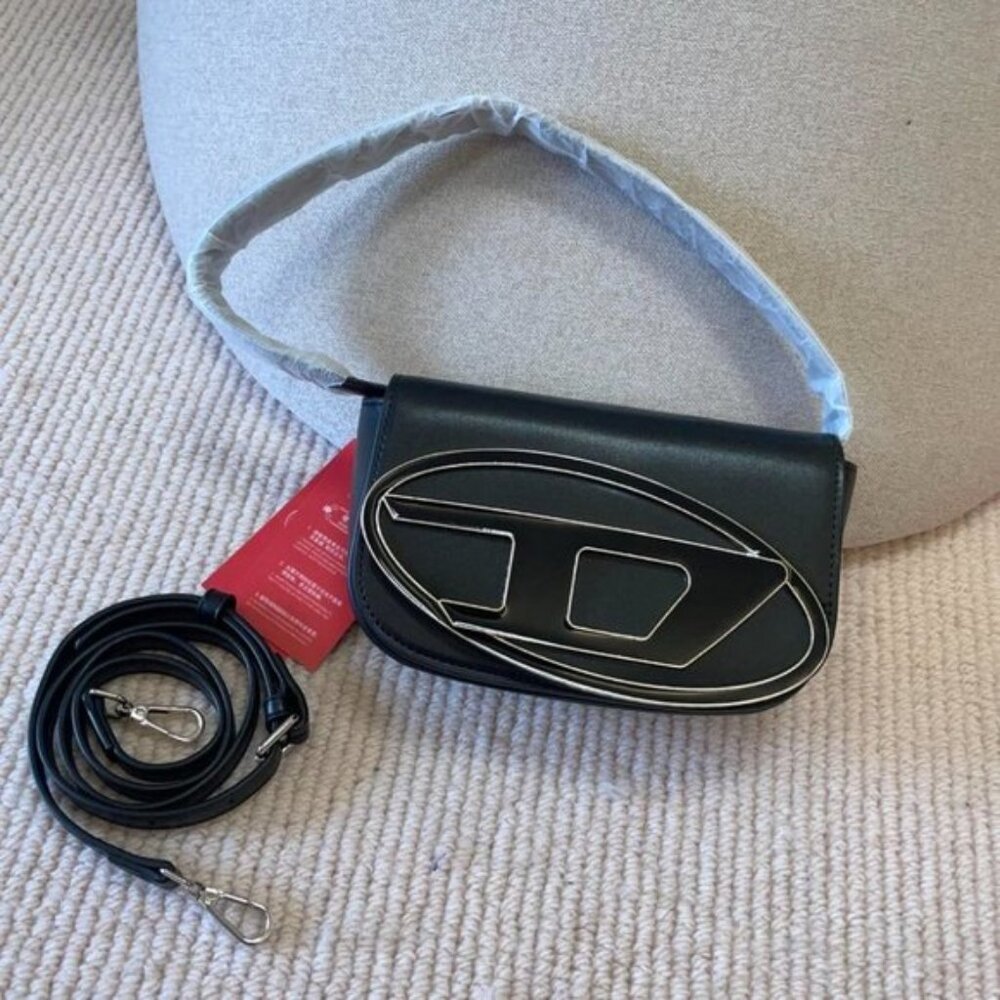 New Diesel 1DR Black Shoulder Bag